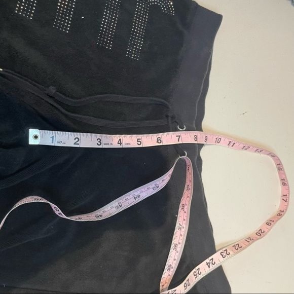 JUICY COUTURE VINTAGE Y2K BEDAZZLED BEJEWELED SPARKLE TERRY CLOTH BERMUDA SHORT - Picture 8 of 8